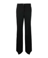 P.a.r.o.s.h Belt-loop Casual Pants In Black