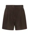P.a.r.o.s.h Belt Loop Shorts In Brown