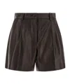 P.a.r.o.s.h Belt Loop Shorts In Brown