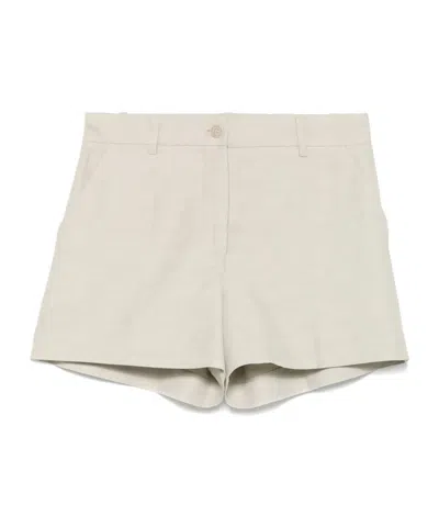 P.a.r.o.s.h Belt Loop Shorts In White