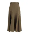 P.a.r.o.s.h P. A.r. O.s. H. Midi Skirt In Brown