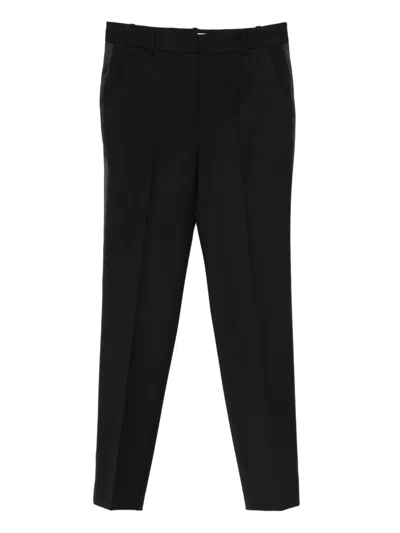 P.a.r.o.s.h Belt-loops Trousers In Black