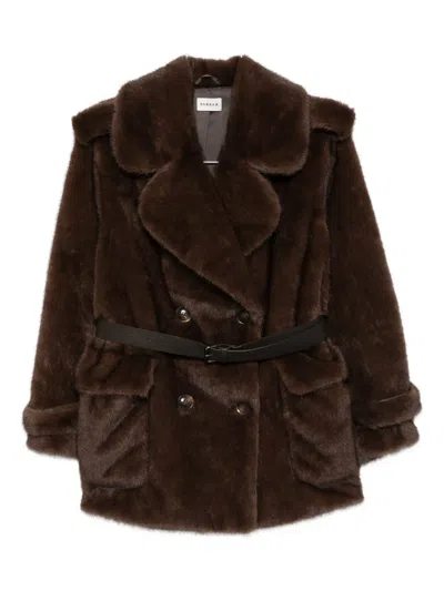 P.A.R.O.S.H BELTED DOUBLE-BREASTED COAT