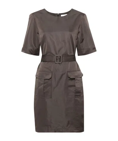 P.A.R.O.S.H BELTED MINI DRESS