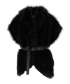 P.a.r.o.s.h Belted Gilet In Black
