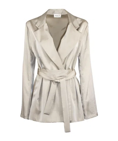 P.a.r.o.s.h . Belted Jacket In Pattern