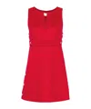 P.a.r.o.s.h Leak Belted Mini Dress In Red