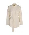 P.a.r.o.s.h Knit Shirt With Belt In Nude