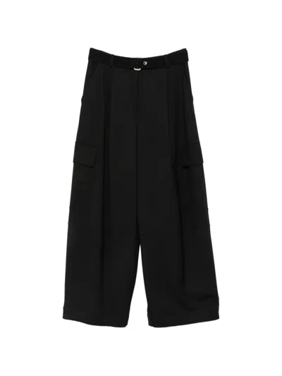 P.a.r.o.s.h Belted Wide-leg Cargo Pants In Nude