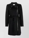 P.a.r.o.s.h Leak Off-center Zip-up Wool Coat