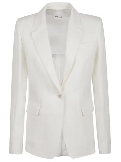 P.a.r.o.s.h Betulla Blazer In Panna