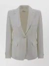 P.a.r.o.s.h Birch Blazer With Double Back Slit