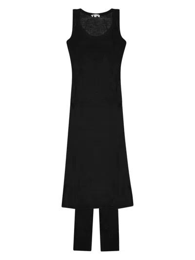 P.a.r.o.s.h P. A.r. O.s. H. Linen-viscose T-shirt For Women In Black