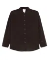 P.a.r.o.s.h Black Button-down Shirt With Pointed Collar