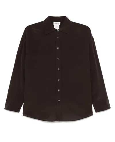 P.a.r.o.s.h Black Button-down Shirt With Pointed Collar