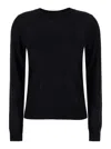 P.a.r.o.s.h Black Crewneck Long Sleeve Sweater