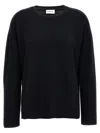 P.a.r.o.s.h Black Crewneck Sweater In Black