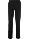 P.a.r.o.s.h Cropped Elasticated Leggings In Black