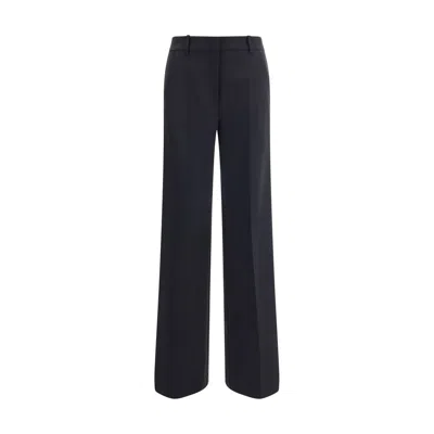 P.a.r.o.s.h Black Fleece Wool Casual Pants