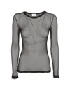 P.A.R.O.S.H BLACK MESH TOP
