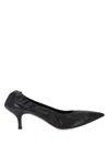 P.a.r.o.s.h Stylish Pumps With Kitten Heel And Pointed Toe In Black