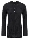 P.a.r.o.s.h Soph Blouse Button Detail Long Sleeves In Multi