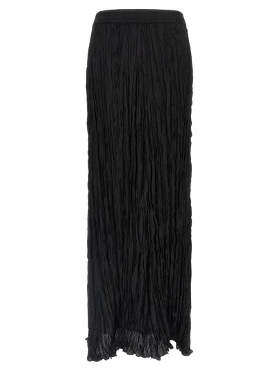 P.a.r.o.s.h . Black Silk Mini Women's Skirt