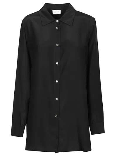 P.a.r.o.s.h Black Silk Shirt