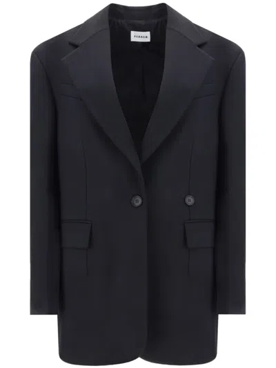 P.a.r.o.s.h Black Single-breasted Blazer