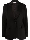 P.a.r.o.s.h Single-breasted Tailored Blazer In Black