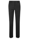 P.a.r.o.s.h Parosh Lille Wool Blue Trousers In Black