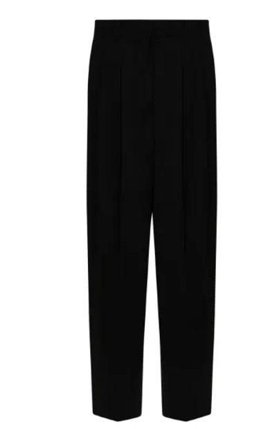P.a.r.o.s.h Parosh Black Tailored Wide-leg Trousers