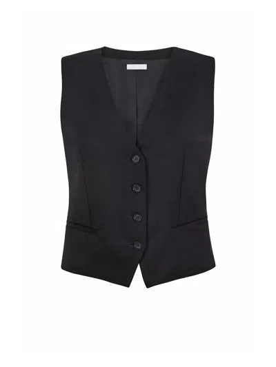 P.A.R.O.S.H LILUX STRETCH WOOL VEST