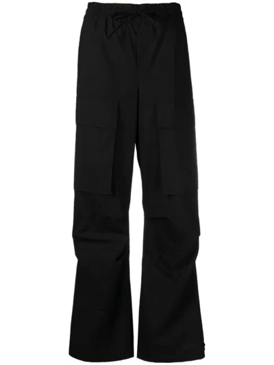 P.A.R.O.S.H BLACK WIDE LEG PANT
