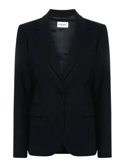 P.a.r.o.s.h Parosh Lowell Single-breasted Blazer In Grey