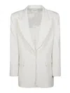 P.a.r.o.s.h Single-breasted Blazer In Cream
