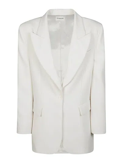 P.a.r.o.s.h Single-breasted Blazer In Cream