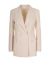 P.a.r.o.s.h Parosh Chic Mini Jacket For Women In Neutral