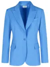 P.a.r.o.s.h Blazer In Light Blue Viscose Blend In Blu Cielo
