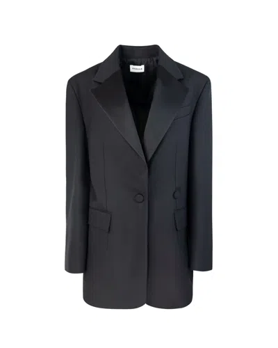 P.a.r.o.s.h Blazer Oversize Nero In Black