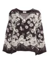 P.a.r.o.s.h Steven Blouse In Brown