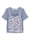 P.a.r.o.s.h Blouse Source In Blue