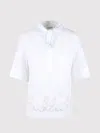 P.a.r.o.s.h Embroidered Floral Collared Top