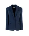 P.a.r.o.s.h P. A.r. O.s. H. Woman Blazer Midnight Blue Size M Polyester In 012