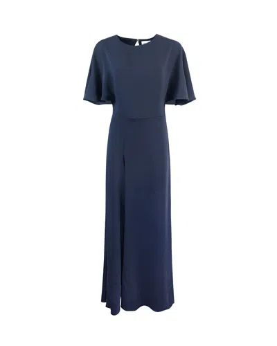 P.A.R.O.S.H BLUE CADY DRESS