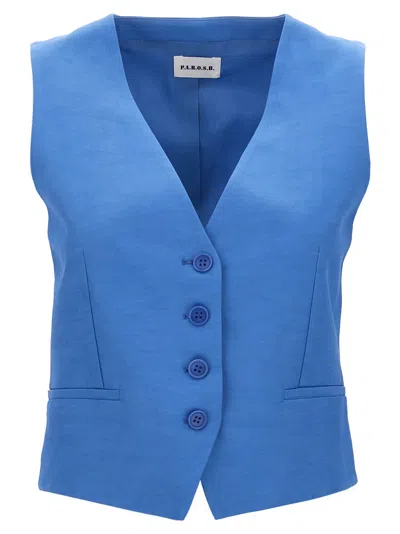 P.A.R.O.S.H BLUE FORMAL VEST