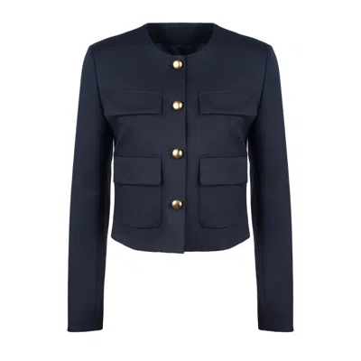 P.a.r.o.s.h . Blue Gabardine Jacket