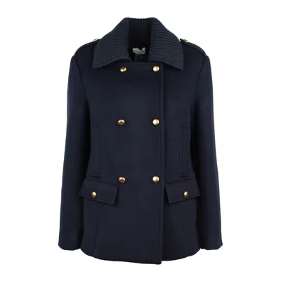 P.a.r.o.s.h . Blue Jacket With Gold Buttons