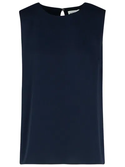 P.A.R.O.S.H P.A.R.O.S.H. BLUE POLYESTER BLOUSE