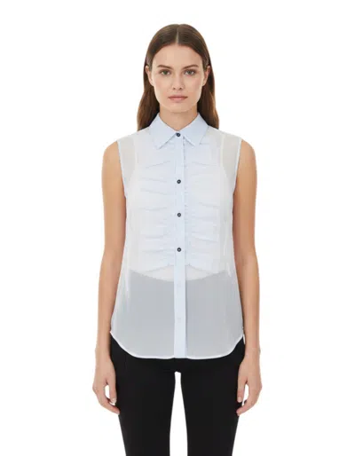 P.a.r.o.s.h Blue Regular Solid Shirt